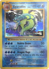 Gyarados 34/108 Sheen Holo STAFF Promo - XY Evolutions Prerelease